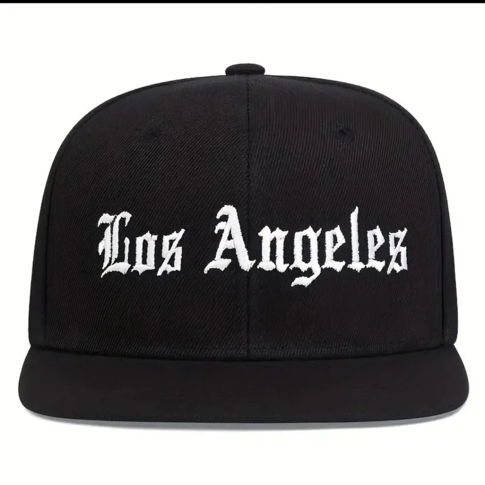 LOS ANGLES Baseball Cap Hip-hop Hat, Outdoor Adjustable Sun Protection Casual
